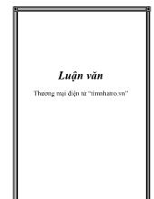 Đề tài Dự án thương mại điện tử timnhatro.vn