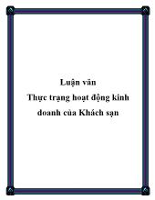 Đề tài Thực trạng hoạt động kinh doanh của khách sạn Mùa Xuân