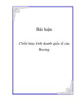 Đề tài Nghiên cứu về công ty Boeing và các bài học kinh nghiệm