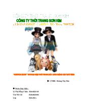 Đề tài Chiến lược marketing sản phẩm thời trang tuổi teen Audition Wowi