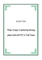 Đề tài Thực trạng và phương hướng phát triển kinh tế thị trường ở Việt Nam