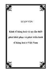Đề tài Các giải pháp nhằm phát triển kinh tế hàng hoá nhiều thành phần phát triển theo định hướng Xã Hội Chủ Nghĩa