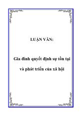 Đề tài Chức năng của gia đình dưới Chủ nghĩa xã hội