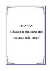 Đề tài Mối quan hệ biện chứng giữa các thành phần kinh tế