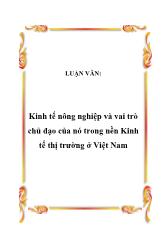Đề án Quan niệm về Kinh tế Nhà Nước và những giải pháp cơ bản để phát huy vai trò chủ đạo của kinh tế Nhà Nước