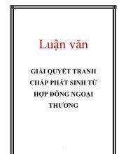 Đề tài Hợp đồng ngoại thương-Những vấn đề pháp lý cơ bản