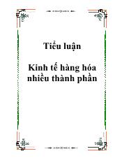 Đề tài Nền kinh tế hàng hóa nhiều thành phần ở Việt Nam trong giai đoạn hiện nay