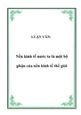 Đề tài Vận dụng cặp phạm trù cái riêng cái chung vào việc xây dựng nền kinh tế xã hội định hướng xã hội chủ nghĩa ở Việt Nam