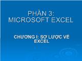 Bài giảng phần 3: Microsoft excel