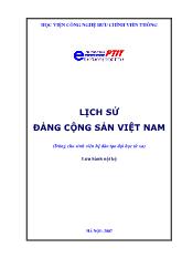 Tài liệu lịch sử Đảng Cộng Sản Việt Nam - Trần Thị Minh Tuyết