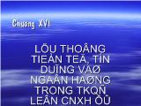 Bài giảng chương 16: Lưu thông tiền tệ, tín dụng và ngân hàng trong TKQĐ lên CNXH ở Việt Nam