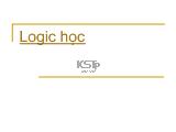 Tài liệu triết Logic học