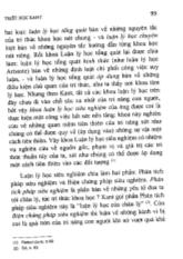 Triết học Kant: phân tích các quan niệm