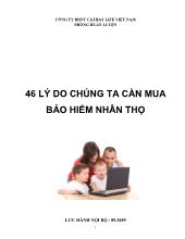 Lý do chúng ta cần mua bảo hiểm nhân thọ