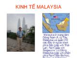 Bài giảng Kinh tế malaysia