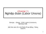Bài giảng Nghiệp đoàn (Labor Unions)