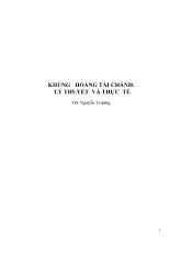 Khủng hoảng tài chính: Lý thuyết và thực tế