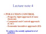 Bài giảng Pollution control