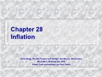 Chapter 28 Inflation