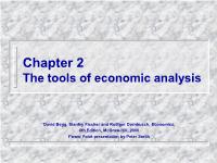 The tools of economic analysis