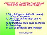 Bài giảng Chuyên chở hàng hóa xuất nhập khẩu bằng container - Hoàng Thị Đoan Trang