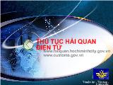 Bài giảng Sơ lược về thủ tục hải quan điện tử