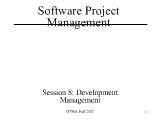 Bài giảng Development management