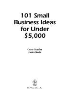 101 small business ideas for under $5,000