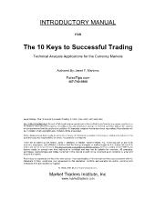 The 10 keys to successful trading