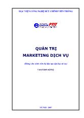 Bài giảng Quản trị Marketing Dịch Vụ