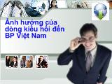 Đề tài Ảnh hưởng của dòng kiều hối đến BP Việt Nam