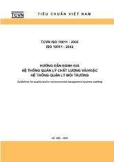 Đề tài Hướng dẫn đánh giá hệ thống quản lý chất lượng và/hoặc hệ thống quản lý môi trường