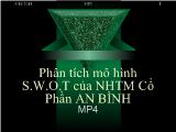 Đề tài Phân tích mô hình S.W.O.T của ngân hàng thương mại cổ phần AN BÌNH