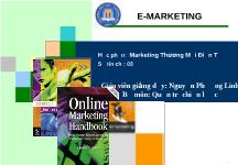 Giáo trình E_Marketing