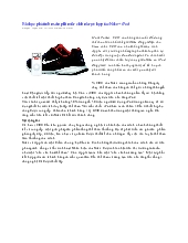 Bài viết Phát triển sản phẩm từ chiến lược hợp tác Nike và iPod