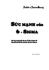 Cuốn sách Sức mạnh của 6 - Sigma