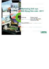 Đề tài Marketing lĩnh vực bất động sản 2011