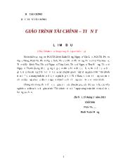 Giáo trình tài chính tiền tệ -  Đinh Xuân Hạng