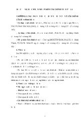 Những vấn đề cơ bản về tiền tệ và tài chính