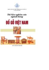 Tài liệu nghiên cứu ngành hàng đồ gỗ Việt Nam
