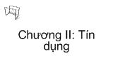 Bài giảng Tín dụng: Phân loại tín dụng