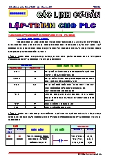 Bài giảng Các lệnh cơ bản lập trình cho PLC