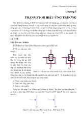 Bài giảng Transistor hiệu ứng trường