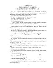 Bài giảng chương 4: Thành lập và tính toán các sơ đồ điều hòa không khí
