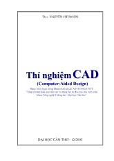 Giáo trình Thí nghiệm CAD (Computer Aided Design) - Nguyễn Chí Ngôn