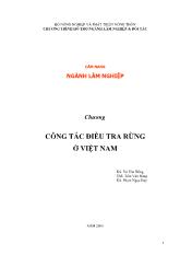 Cẩm nang ngành lâm nghiệp: Công tác điều tra rừng ở Việt Nam