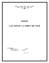 Báo cáo Thiết kế Website giới thiệu công ty Personal Solution