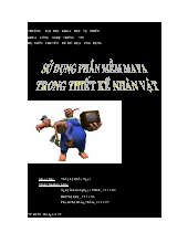 Chuyên đề Đồ họa ứng dụng - Sử dụng phần mềm Maya trong thiết kế nhân vật
