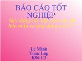 Đề tài Xây dựng các lớp cấu trúc dữ liệu mẫu và ứng dụng với C++