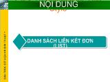 Bài giảng Cấu trúc dữ liệu và giải thuật - Chương 4: Dánh sách liên kết đơn (list)